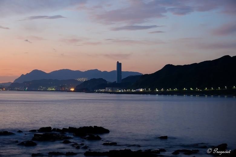 蜿蜒的外木山海岸線