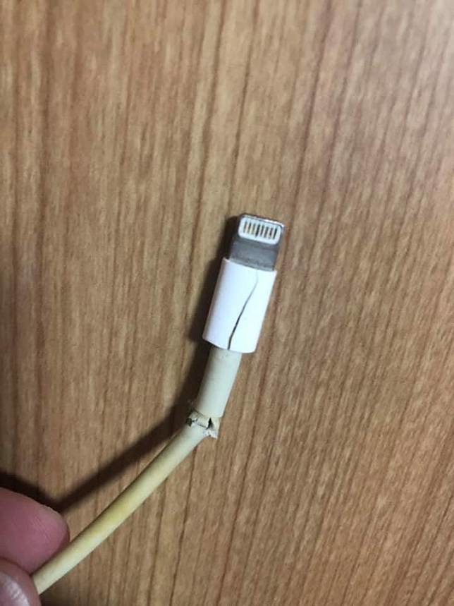 iPhone充電線破掉又不想買新的,只好自己修~