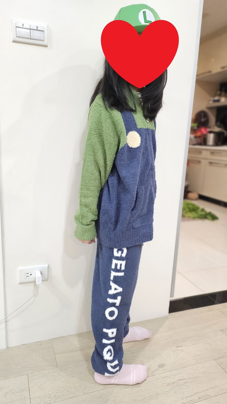 給女兒的可愛路易吉家居服 by Gelato Pique
