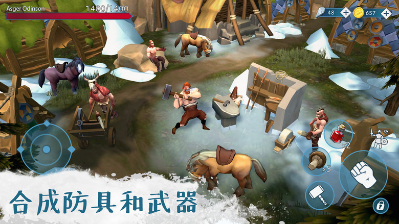 《文蘭故事 - 維京生存遊戲》 Vinland Tales Viking Survival 11月19日 通知上架 建立維京殖民地 沙盒生存 開採資源 建造房屋 打造武器 防禦敵人侵略