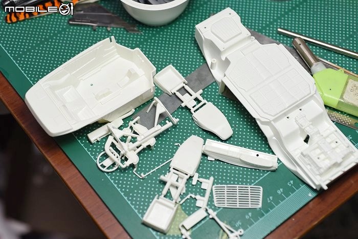 [模型製作記] 保時捷 Porsche 911 turbo 1/24
