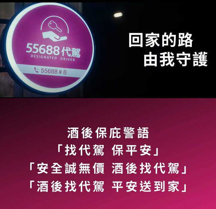 近期酒後駕車事件肇事致死率居高 新興代駕服務