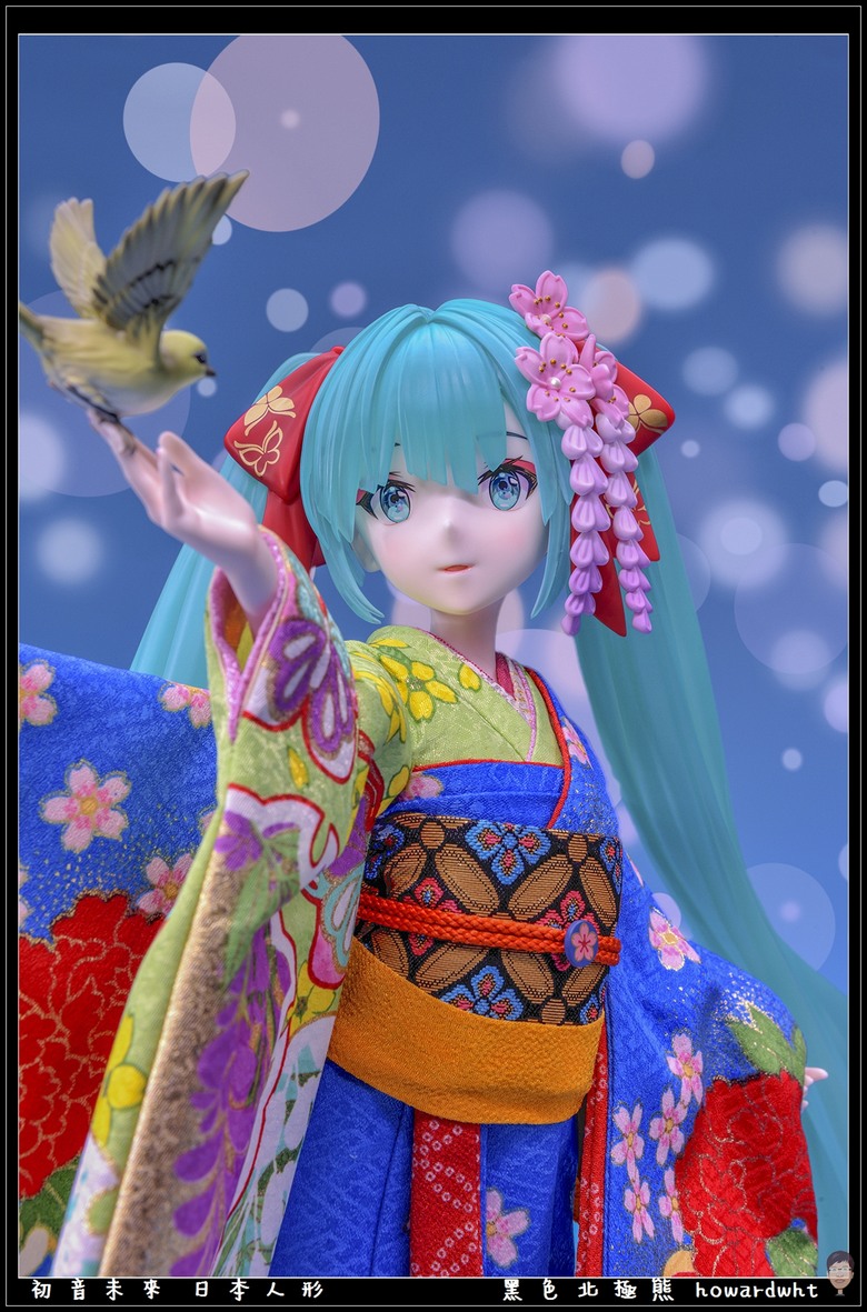 點我看大圖 【開箱】傳統與現代的完美交融 - 吉德 x F:NEX - 初音未來 日本人形