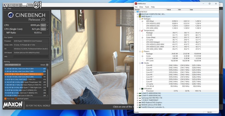 點我看大圖 AMD Ryzen 7 9800X3D 處理器實測 新一代頂尖遊戲效能定錨點