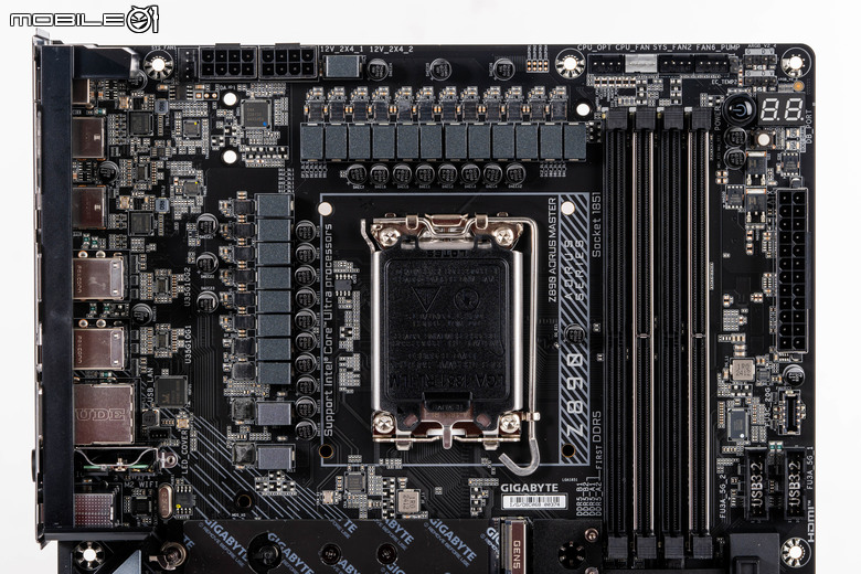 Gigabyte Z890 AORUS MASTER 主機板開箱 以海量周邊連接與 AI 超頻輔助功能打造全方位平台