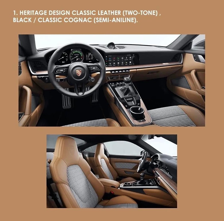 點我看大圖 在台灣,兩台相同選色相同內裝的911 Sport Classic同框機率是多少?