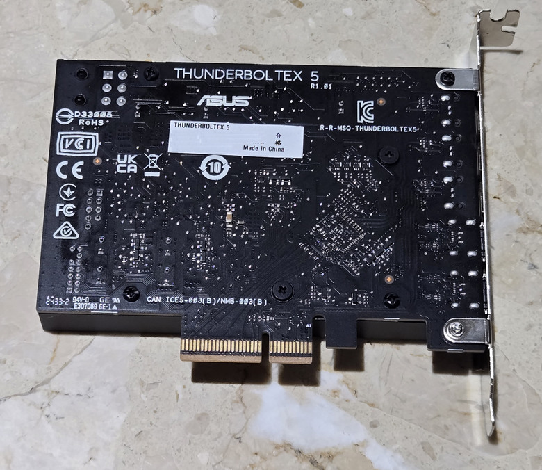 【開箱簡測】ASUS ThunderboltEX 5 擴充卡效能簡測 (圖多)