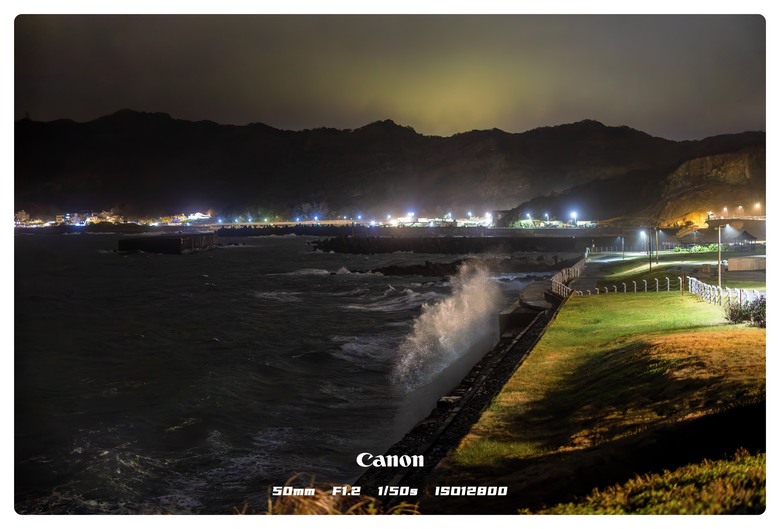 canon r5II 基隆潮境夜拍