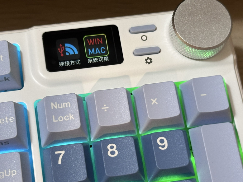 微開箱irocks K85R極光藍 無線機械鍵盤