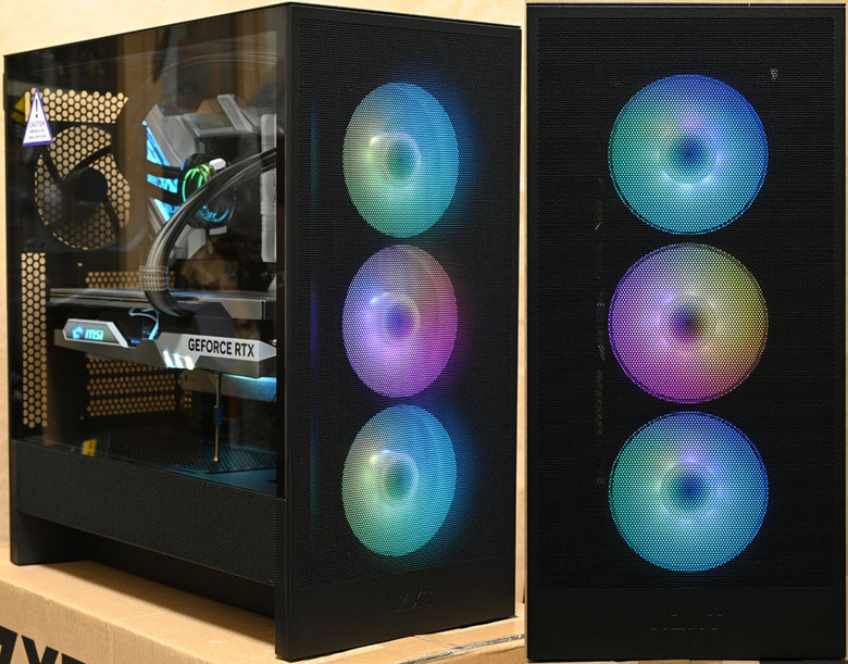 點我看大圖 2024 NZXT H5 FLOW RGB機殼開箱