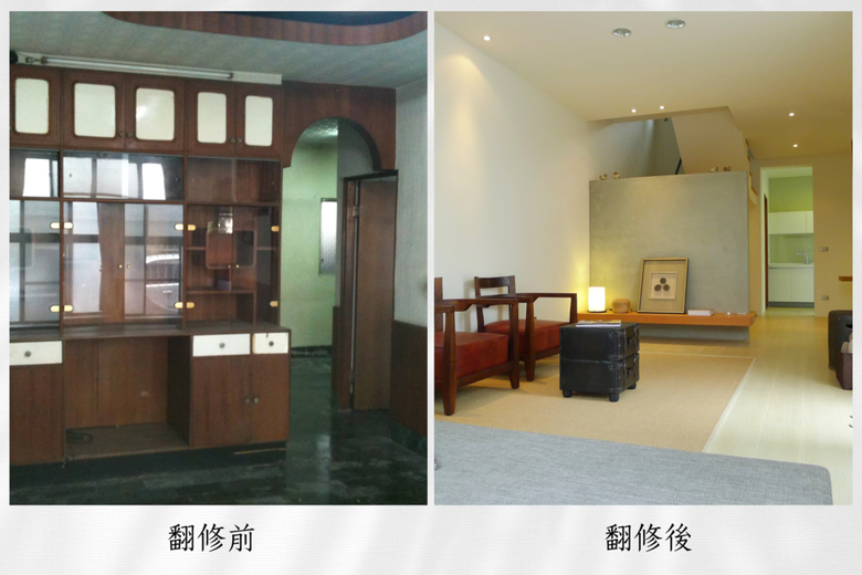 點我看大圖 【開箱】台南40年老透天翻修│經典耐看日式宅,秉持簡約就是美
