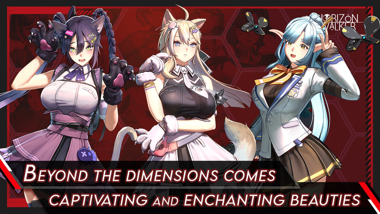 《Horizon Walker》 11月7日更新 地平線行者 二次元 肉感十足的美少女卡牌 RPG | 回合制戰術即時策略系統 未來科幻人類對抗維度「裂痕」出現的神靈怪物