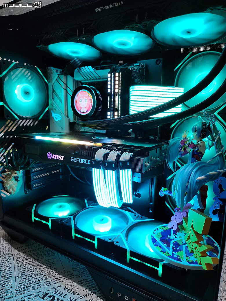 【心得】鑽石璀璨美麗大飛DarkFlash 機殼DY470 & 水冷DN360S 涼爽海景房開箱