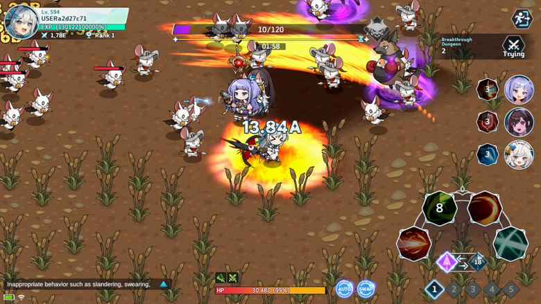 《魔法少女掛機類手遊》 Magical Girls Idle 贈送2400次武器召喚券 雨傘少女 放置型 RPG | 開傘收傘 遠程魔法 近戰劍士 雙武器技能自由切換 收集可愛強大的美少女夥伴