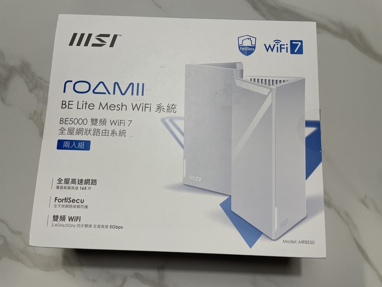 WiFi 7時代來臨！MSI Roamii BE Lite開箱：極速飆網 + 全方位防護，打造新一代智慧家庭