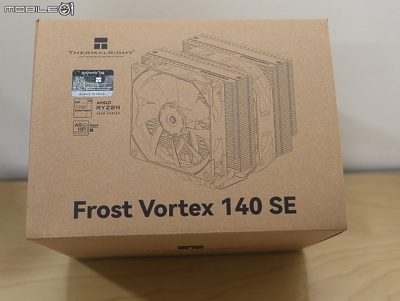 點我看大圖 捲王利民空冷雙塔新作 FV140 SE 冰封漩渦