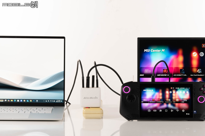 圓剛 ELITE GO GC313Pro 影像擷取充電器/CORE GO GC313 影像傳輸充電器開箱試用 可充電也可擷取畫面的遊戲掌機隨身夥伴