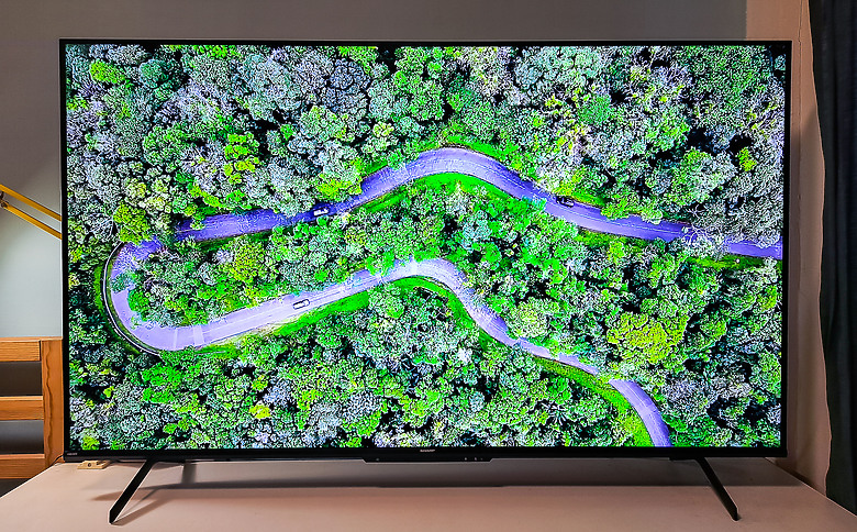 陣列控光還原細膩色彩 夏普 AQUOS 4K GN7000 系列 55型智慧電視4T-C55GN7000X 試用分享