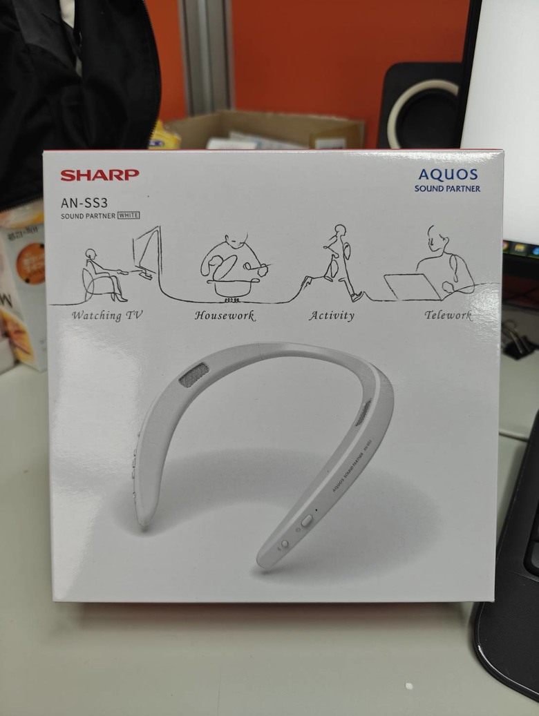 Sharp AN-SS3 頸掛式耳機,有朋友使用過嗎?(已從日本購入)