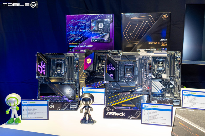 ASRock Z890 Taichi 主機板開箱實測 提供 9 組 M.2 SSD 海量插槽旗艦主板 feat. Intel 新微碼 BIOS 效能實測