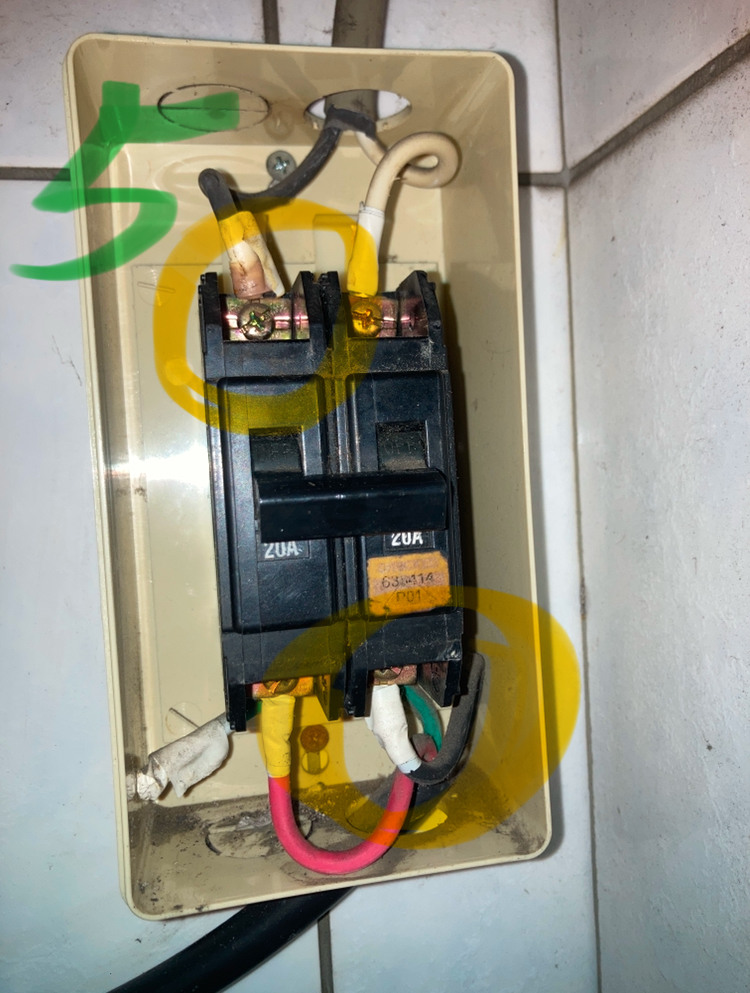 電熱水器無熔絲開關NFB疑問及綠色接地線如何安裝？