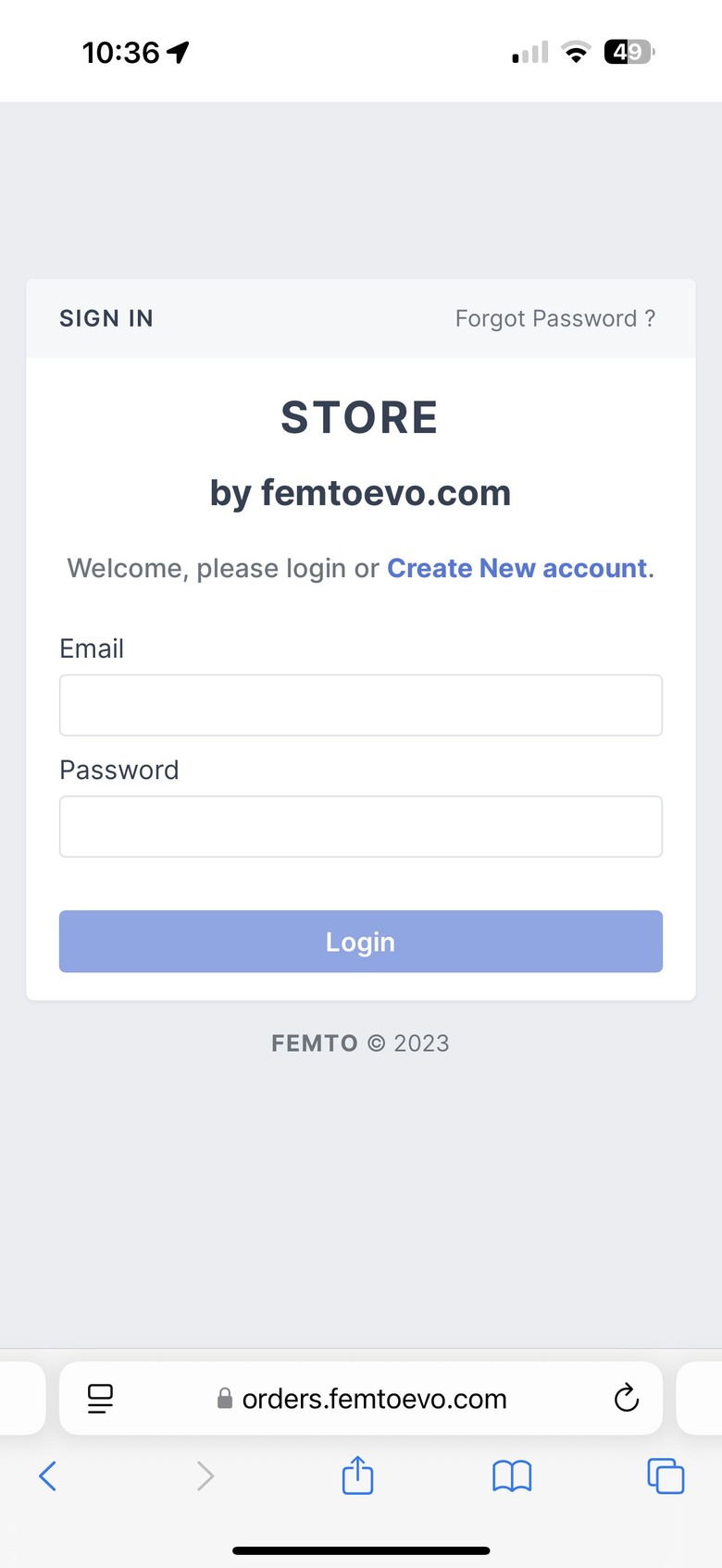 電腦解鎖FEMTO流程