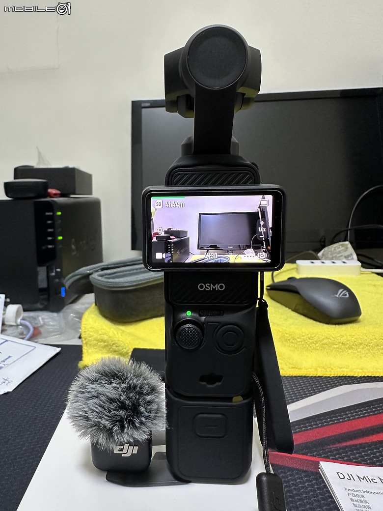 點我看大圖 DJI MIC Mini 麥克風 單發射器 開箱