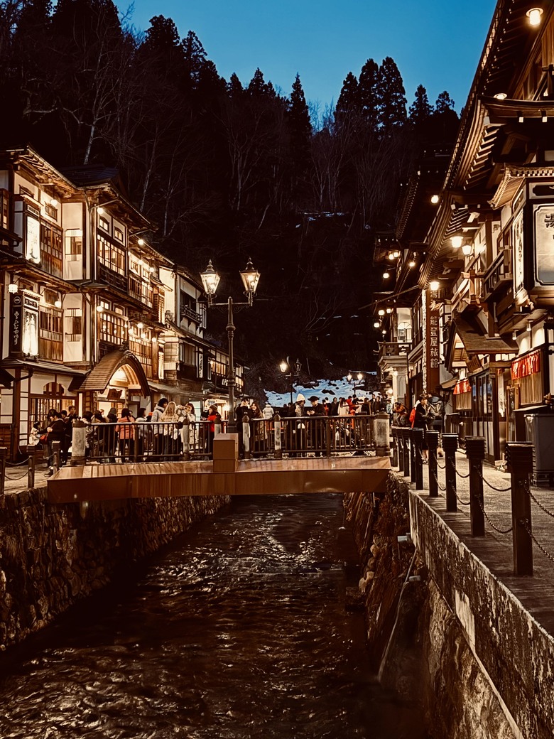 冬季的銀山溫泉很難訂，沒關係🙂↔️