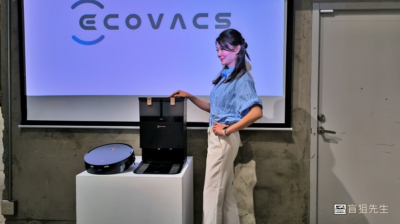 點我看大圖 【盲狙實況】科沃斯ECOVACS X8 PRO OMNI 全台首款自動洗地機器人體驗會心得!
