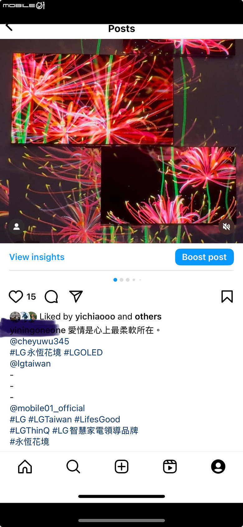 LG OLED Eternal Floral Realm 永恆花境 吳哲宇 彼岸花