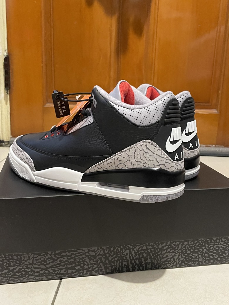AIR JORDAN 3 OG BLACK CEMENT 黑水泥 開箱