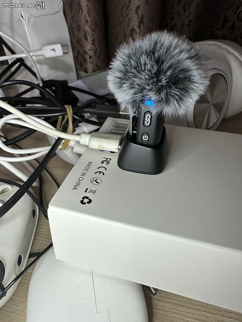 點我看大圖 DJI MIC Mini 麥克風 單發射器 開箱