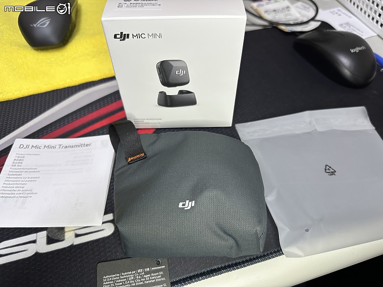 點我看大圖 DJI MIC Mini 麥克風 單發射器 開箱
