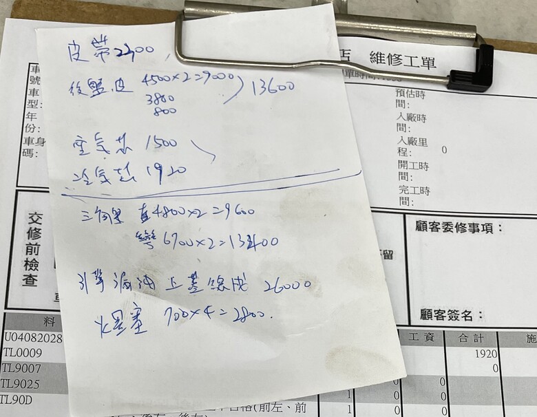 請問F30 N20引擎漏油上蓋總成外廠一般完工價格大概多少~?