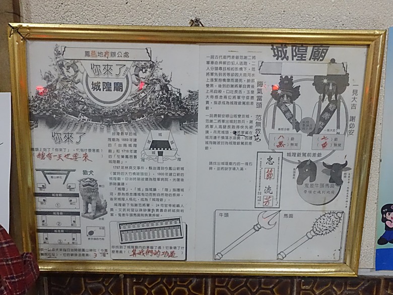 鳳儀書院、鳯山龍山寺、鳯邑城隍廟、鳳山縣新城殘蹟、曹公廟、鳳山教會 — 2024年末鳳山快閃訪古行旅紀錄