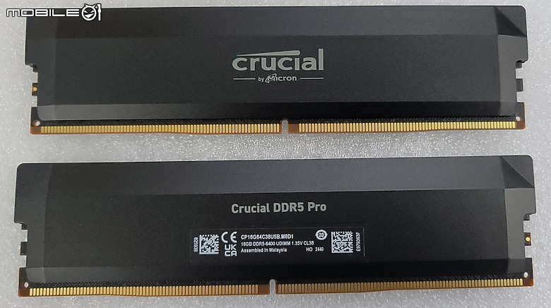 超低溫寒流來襲 開箱低調極速 Micron Crucial PRO D5 6400 32G(16G*2)超頻(雙通)黑色