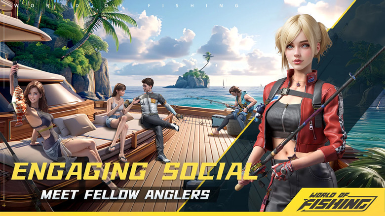 《釣魚世界》 World of Fishing 12月12日 通知上架 模擬真實釣魚的3D休閒手遊 | 第一視角體驗拋、刺、滑等操作 拜訪著名漁場 收集不同魚種 高清3D真實感 簡單易玩