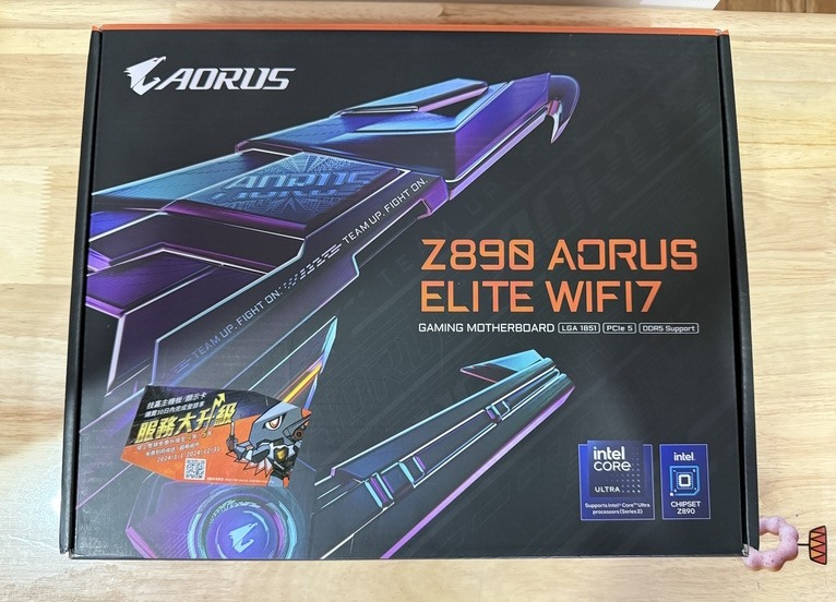 萬元Z890 首選C/P 取向Ready For AI 鷹神 Z890 AORUS ELITE WIFI7 開箱