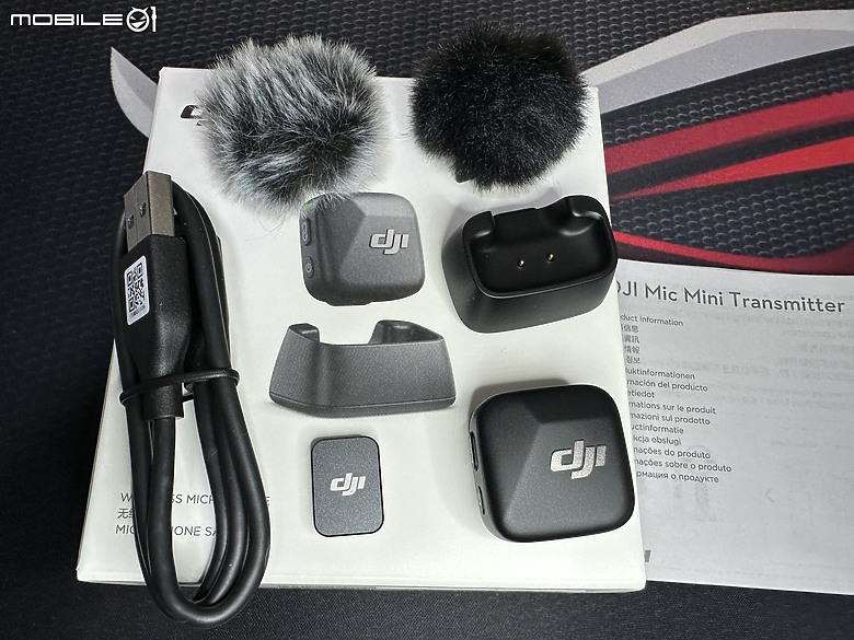 點我看大圖 DJI MIC Mini 麥克風 單發射器 開箱