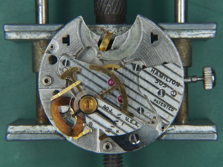 自娛玩修錶 - Hamilton Electric "Nautilus 500" 電動錶 (cal. 505)
