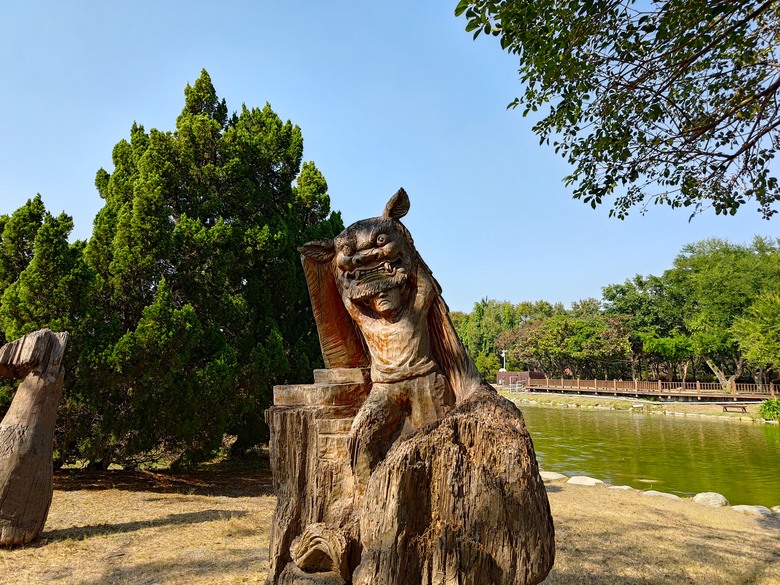 【遊記】彰化有個不輸「臺北大安森林公園」的公園，溪州公園 - 大漠國渡
