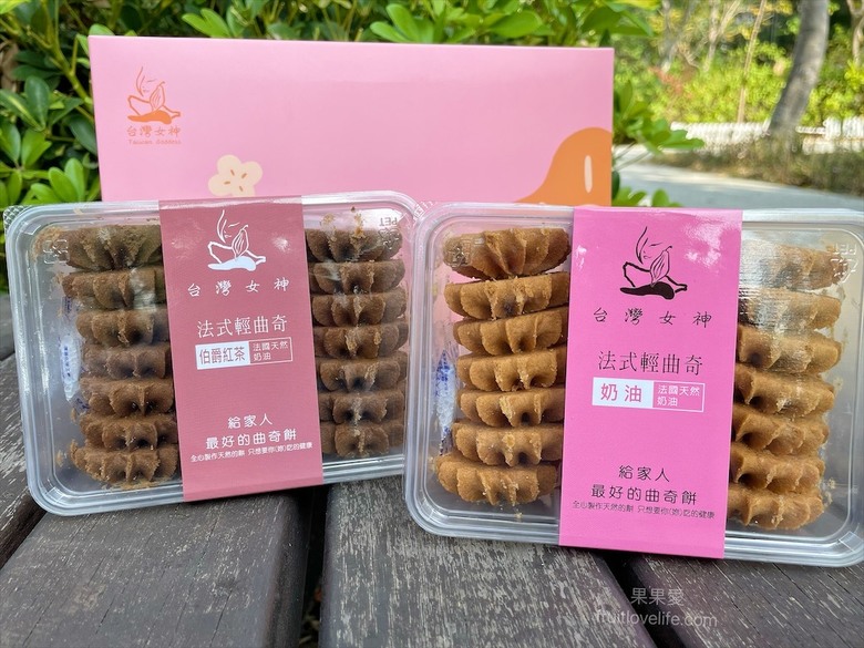 點我看大圖 真材實料的厚蛋捲、曲奇餅乾,酥脆、唰嘴好滋味