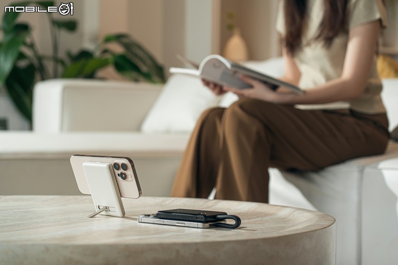 點我看大圖 超強磁吸與Qi2 快速充電:真正的15W無線快充 行動電源開箱