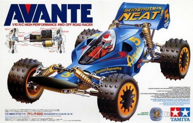 [TAMIYA TC-01] 使用透明車殼及駕駛人偶，呈現TAMIYA TC-01底盤結構