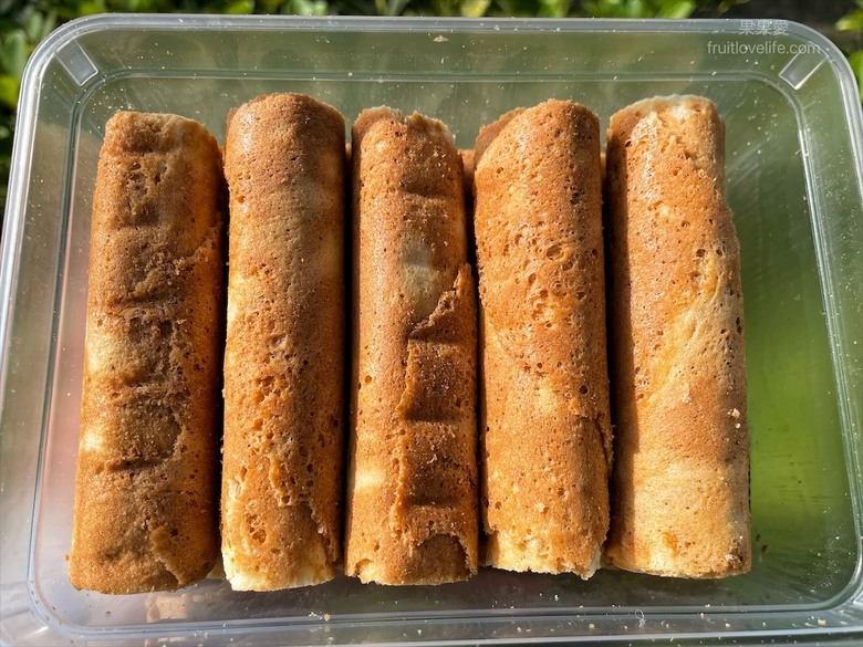 點我看大圖 真材實料的厚蛋捲、曲奇餅乾,酥脆、唰嘴好滋味