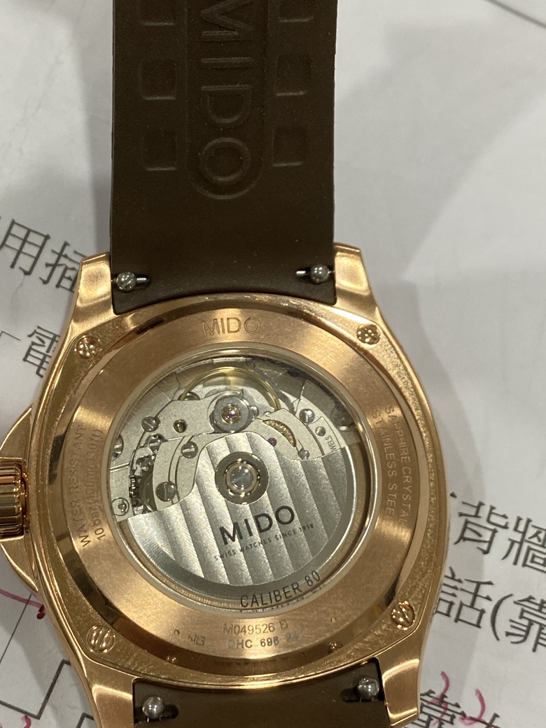 TV big Date金色錶款