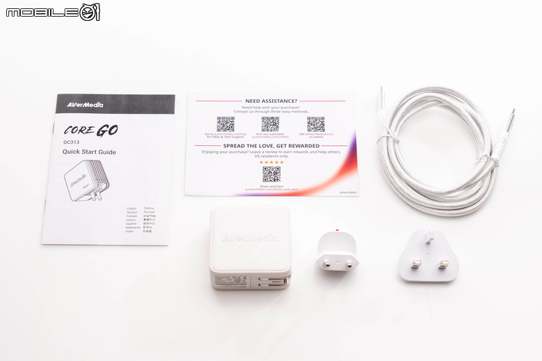圓剛 ELITE GO GC313Pro 影像擷取充電器/CORE GO GC313 影像傳輸充電器開箱試用 可充電也可擷取畫面的遊戲掌機隨身夥伴