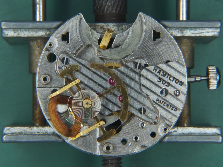 自娛玩修錶 - Hamilton Electric "Nautilus 500" 電動錶 (cal. 505)
