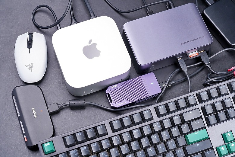 點我看大圖 【開箱】Monitormate TD1 Thunderbolt 4 Dock,用於Mac mini 2024周邊擴充