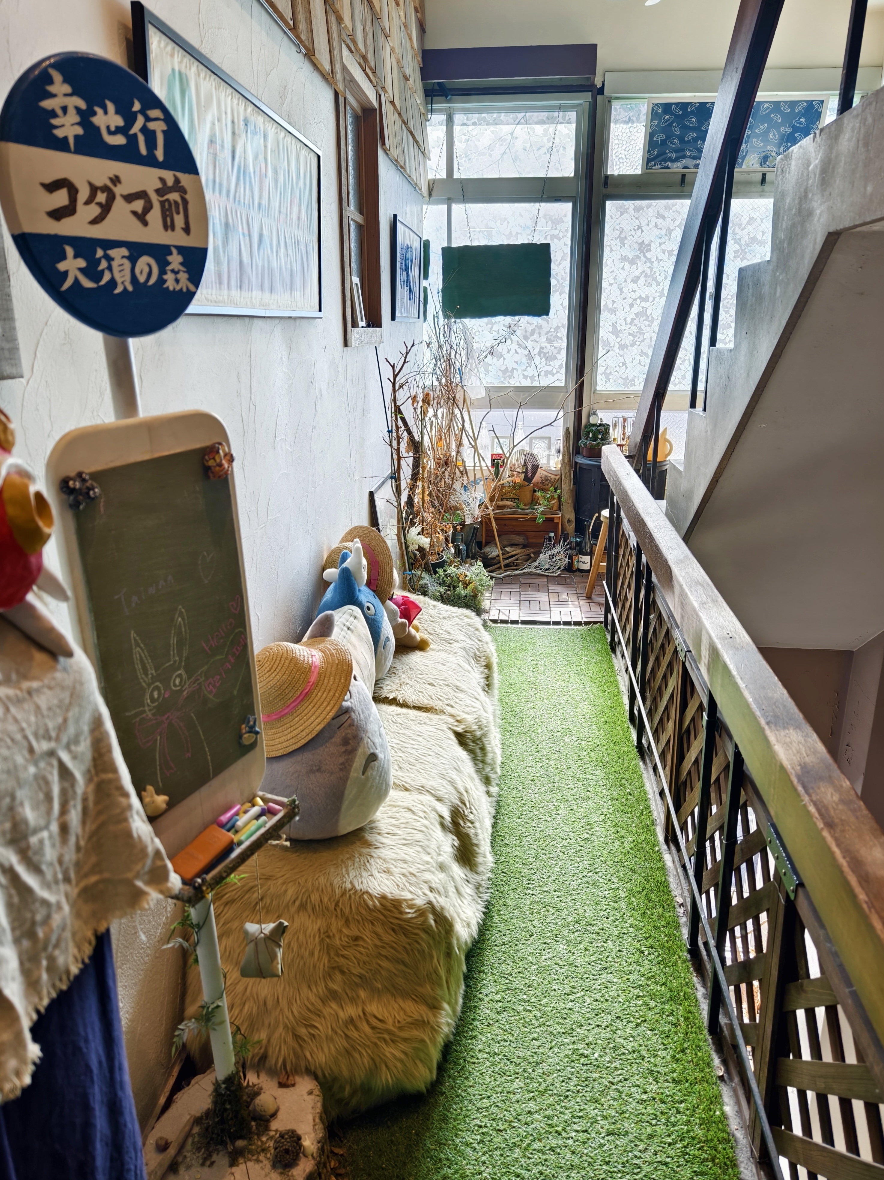 【小惡魔畫蛇添福】名古屋好可愛的宮崎駿餐廳 - 大須の森カフェコダマ